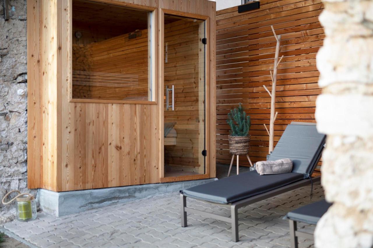 Brantenhof Ferienwohnung Vinea Cortaccia Luaran gambar